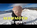 First Winter Resort to OPEN in California | MAMMOTH Mountain is open | First Weekend Snowboarding