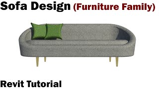 Revit Tutorial - Modern Sofa (Furniture Family)