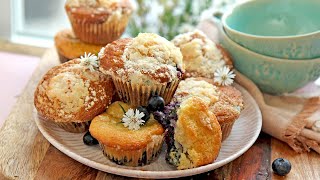 Homemade Lemon Blueberry Muffins