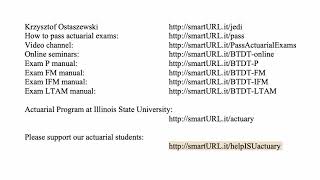 Exam FM exercise for June 4, 2019