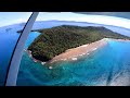 A flight around doini island in papua new guinea