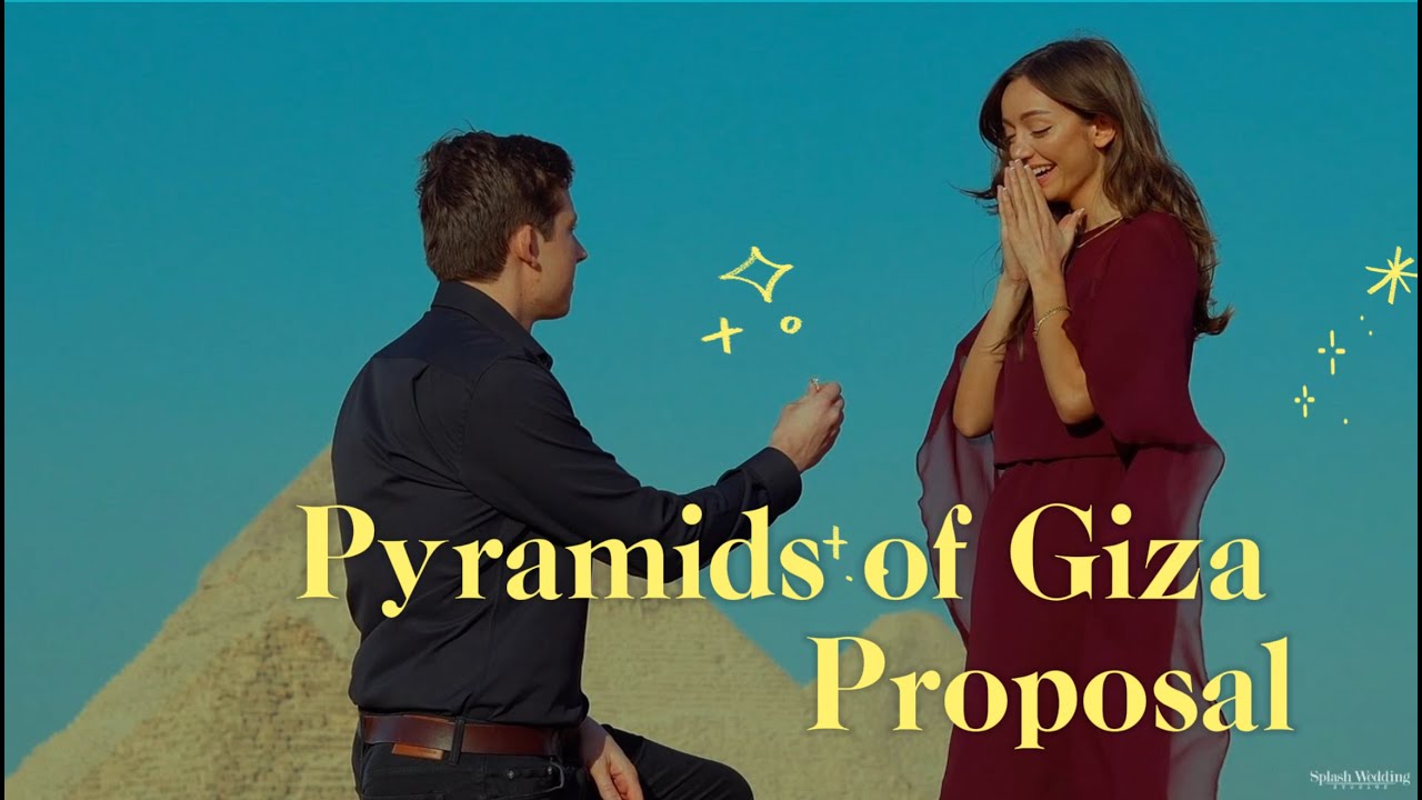 He Proposed at the Great Pyramids of Giza | Jacob & Lexi | Full Egypt Proposal Film