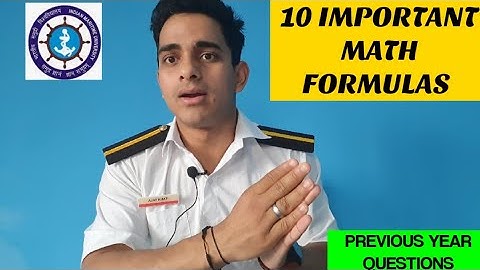 10 IMPORTANT FORMULAS FOR MATH| IMU CET EXAM | AJAY KHATI