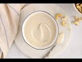 Vegan cashew vanilla icing