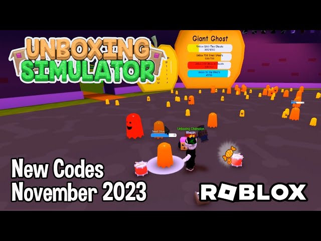 Unboxing Simulator Codes for Gems (November 2023) - Tornado Codes