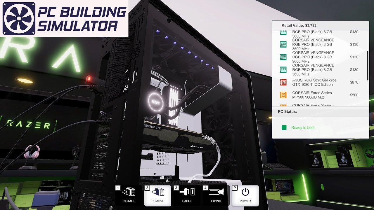 Building The All NZXT PC PC Building Simulator YouTube