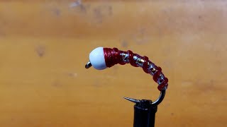 Red midge. Eirly Spring stillwatter pattern. #flyfishing #fishing #midge