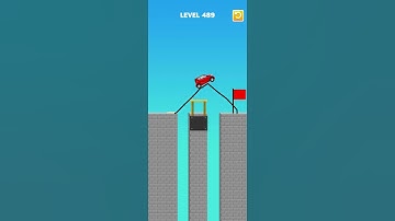 Draw Bridge puzzle level 489 #games #bridge #gaming #shortvideo #gameplay #game #draw #short #shorts