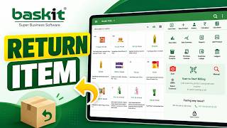 How to Return an Item in Baskit Super Business App