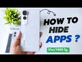 How to Hide App in Vivo Y400 5G[English] | Vivo Y400 5G Apps Hide settings