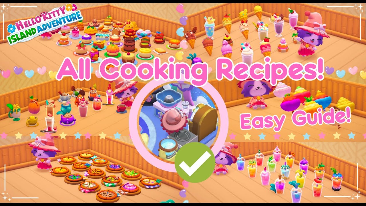 10 Best Cooking Recipes In Hello Kitty Island Adventure