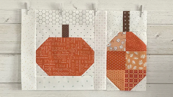 Sew Your Stash Series #5 - 12" x 19" Pumpkins Patc...