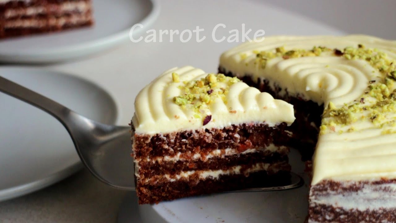 슬슬 섞으면 끝! 투썸 당근케이크보다 더 맛있는 당근케이크 만들기 Carrot Cake | 하다앳홈