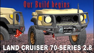 TROOPY 2.8 BUILD START. New Bull bar Design @4xoverland