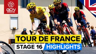 Attacking Into The Pyrenees!  | Tour De France 2022 Stage 16 Highlights