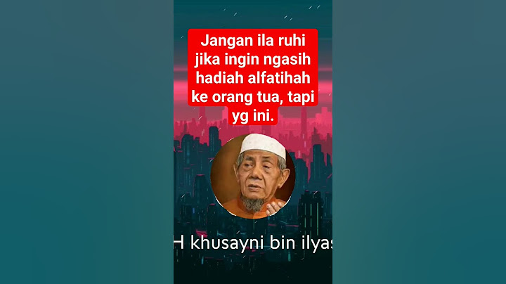 jangan ila ruhi jika ingin ngasih hadiah alfatihah ke orang tua, tapi yg ini.