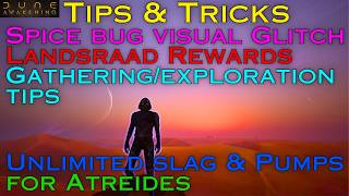 Tips & Tricks: Welcome Back Package, Landsraad Tool Vendor, Gathering/Exploration Tips, & More