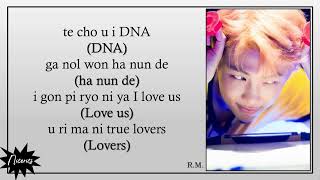 BTS (방탄소년단) 'DNA' Easy Lyrics