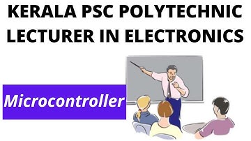 Microcontroller | polytechnic lecturer exam |  GATE | ISRO | DRDO