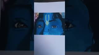 lord Krishna eyes drawing