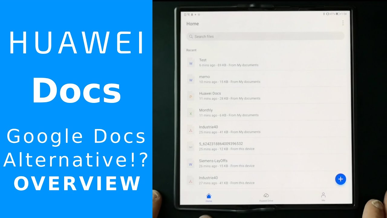 Huawei Docs - Google Docs Alternative!? Overview