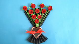 DIY Flower Card Friendship Day Card | Valentine&#39;s Day Card | Birthday Card | Card making ideas easy