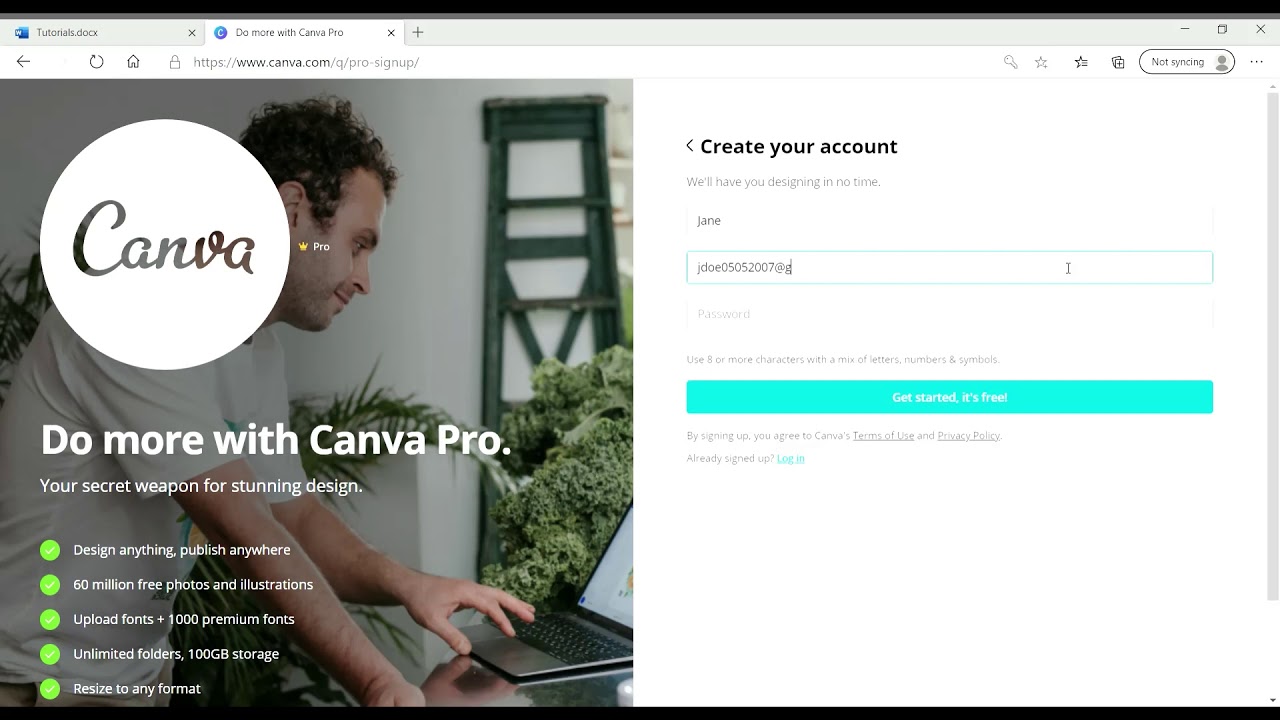 How To Create A Canva Account YouTube