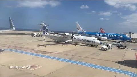 Condor A321-200 flight from Leipzig (LEJ) to Fuerteventura (FUE) airport HD