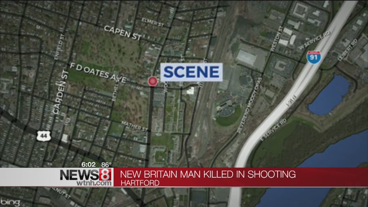 New Britain man dies in Hartford shooting - YouTube