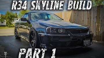 Taking my R34 to the NEXT LEVEL! R34 Skyline Build! - Part 1