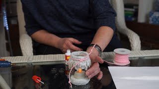 Новогодняя свеча своими руками