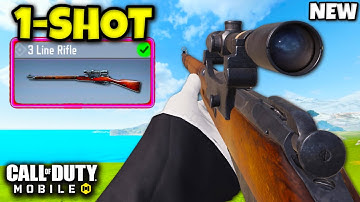 *NEW* 1-SHOT SNIPER in COD MOBILE 🤯 (3-LINE RIFLE GAMEPLAY)