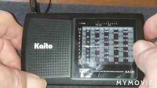 Kaito Ka321 Vs Tecsun R9012 Shortwave 25 Meter Band Scan
