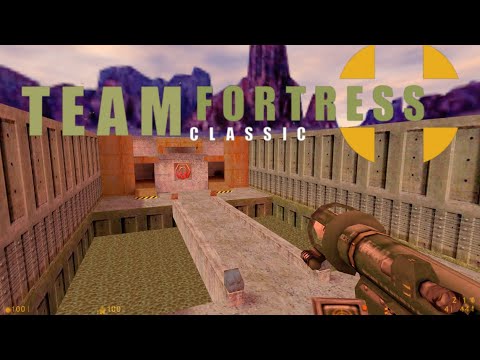 Team Fortress Classic Soldier Gameplay on 2fort
