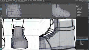 [Maya] Character Modeling and Texturing : Part A- Modeling - # 017 (Cloth / shoes)