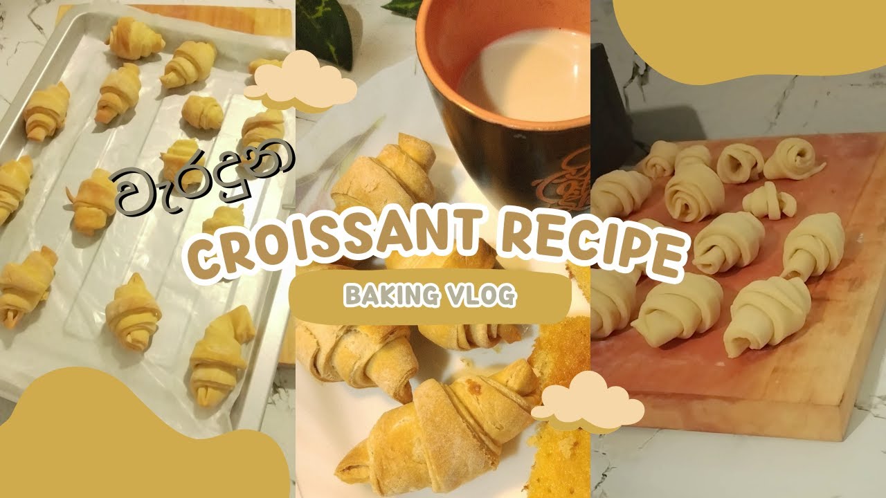 ක්‍රොසන්ට්ස් වගේ හැදුන රසම රස කෑමක් 🥐| only 4 ingredients |ක්‍රොසන්ට්ස් හදද්දි වැරදෙන තැන්🫠