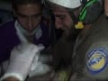 Raw: Rescue Worker Saves 1-Month-Old in Syria