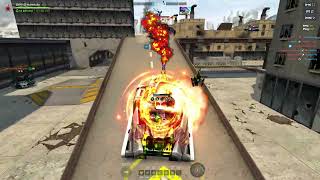 Tanki Online Firebird XT Skin Incendiary Mix Augment and Mammoth XT Skin Driver gameplay