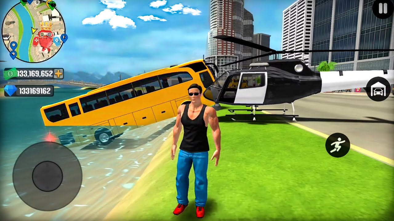 Go to Town 6 - Transport Bus & Helicopter Driving in Open World Game - Android Gameplay