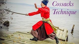 Cossacks Sword Technique. Slow Motion / Казацкая Сабля Техника