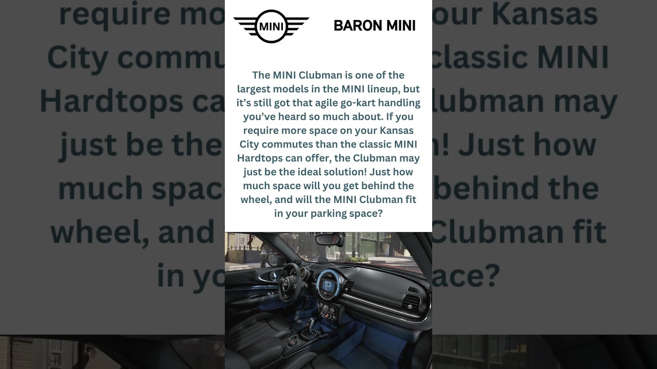 MINI Clubman Dimensions | Baron MINI 