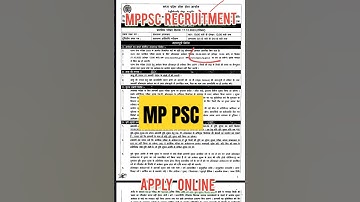 Madhya Pradesh MPPSC State Service Exam SSE 2023 Apply Online for 227 Post #mppsc