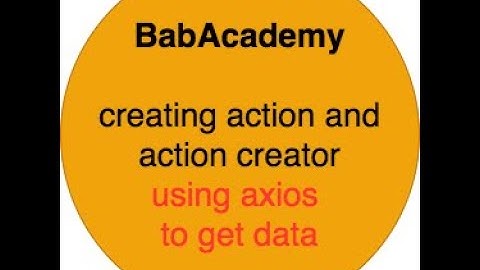 6. REACT HOOKS - TYPESCRIPT - creating action and using axios to get data - PART SIX