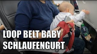 Loop Belt Schlaufengurt im Flugzeug für Kinder unter 2 Jahren