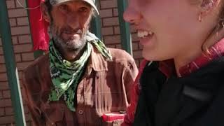 Homeless man surprises his daughter for her birthday