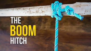 How to Tie a BOOM HITCH in 60 SECONDS!! | How to Tie a Hitch Knot