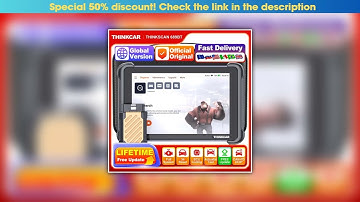 Hot Picks THINKCAR THINKSCAN 689BT Lifetime Free Auto Scanner Profession 34 Reset ECU Coding Bidire