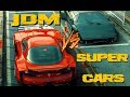 Jdm vs supercarsmazda rx7 bugatti veyron lamborghini  more