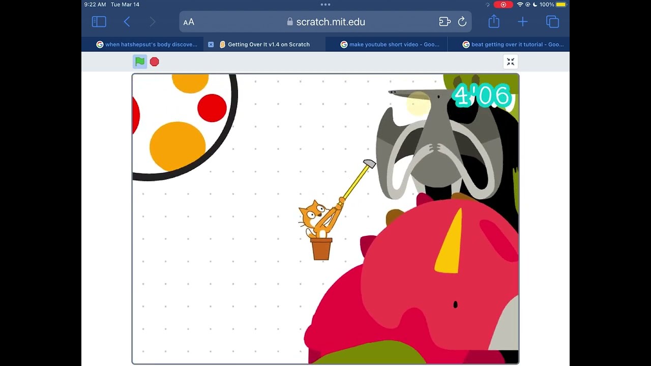 Getting Over It v1.4 remix on Scratch - tick HAMMER X HAMMER Y Gravity  PLAYER X <- set PLAYER X - Studocu