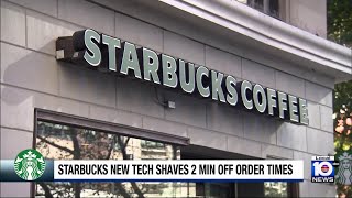 New Starbucks tech helping cut down on wait times